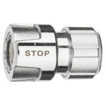 GEKA plus hose piece with waterstop- half inch