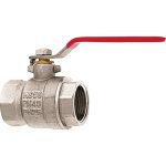 Female X Female red handle ball valve